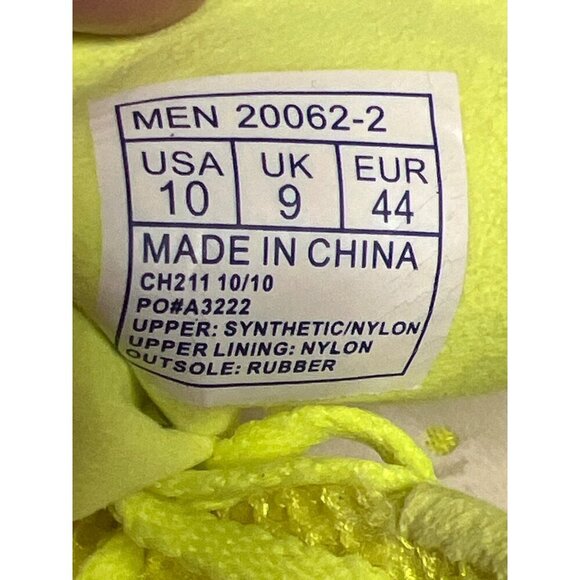 NEW Saucony Men's DL2 Endorphin Neon Yellow Track Field Spikes Size 10 20062-2 - Picture 9 of 10